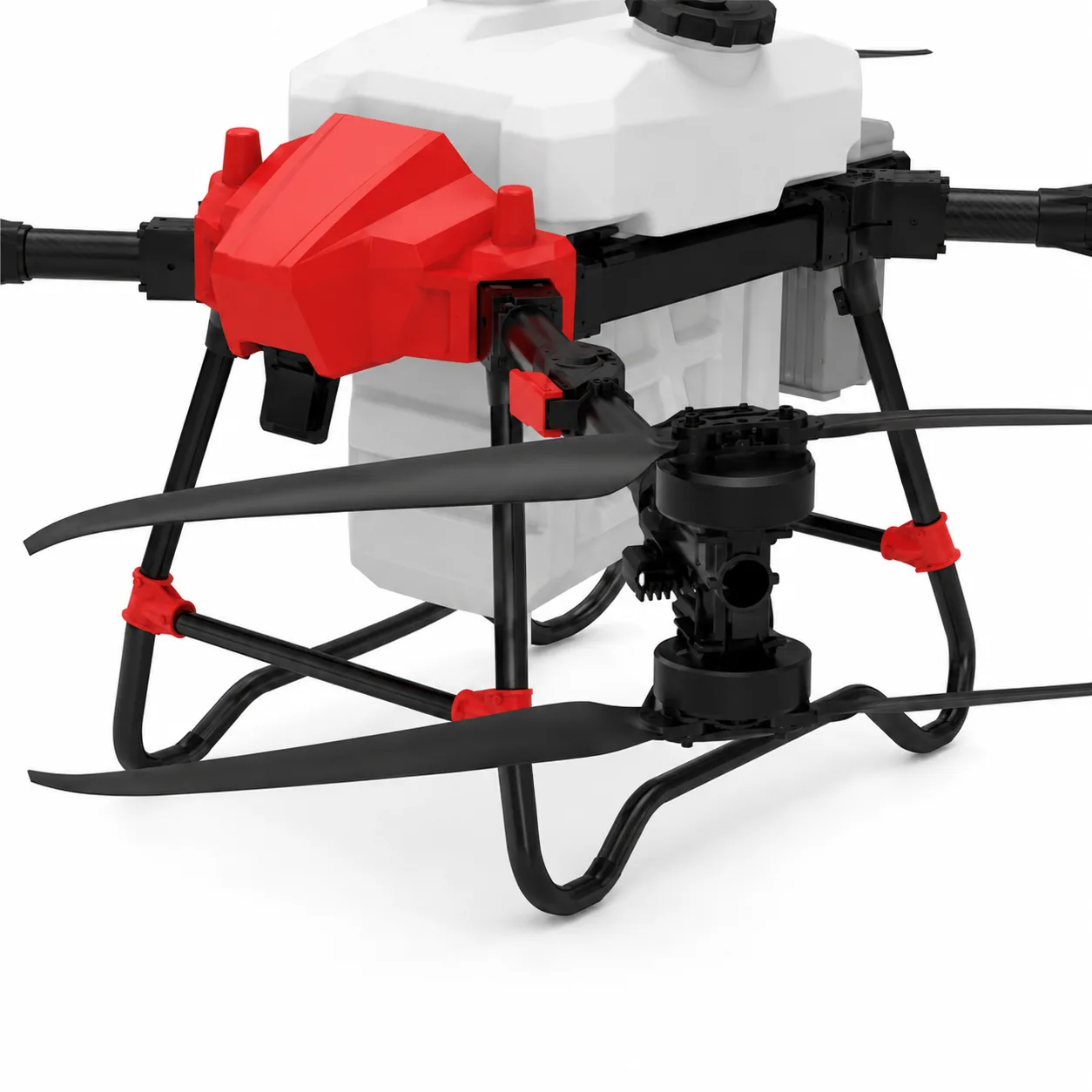 100L agricultural drone frame and tank detail