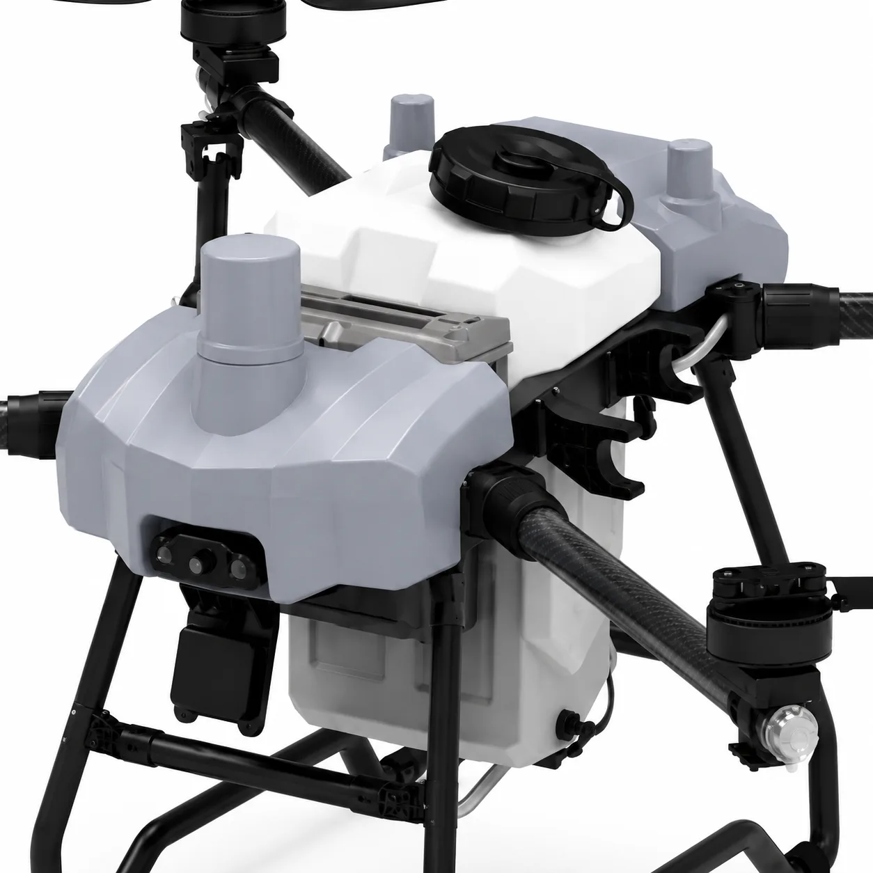 50L agricultural drone body close-up detail