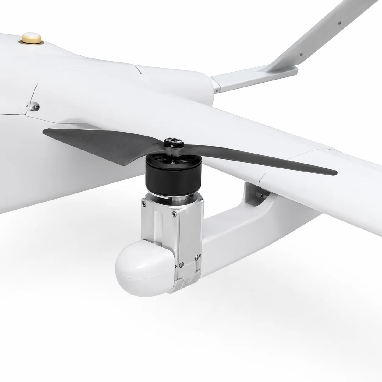 7D tactical reconnaissance VTOL fixed-wing UAV rotor arm detail