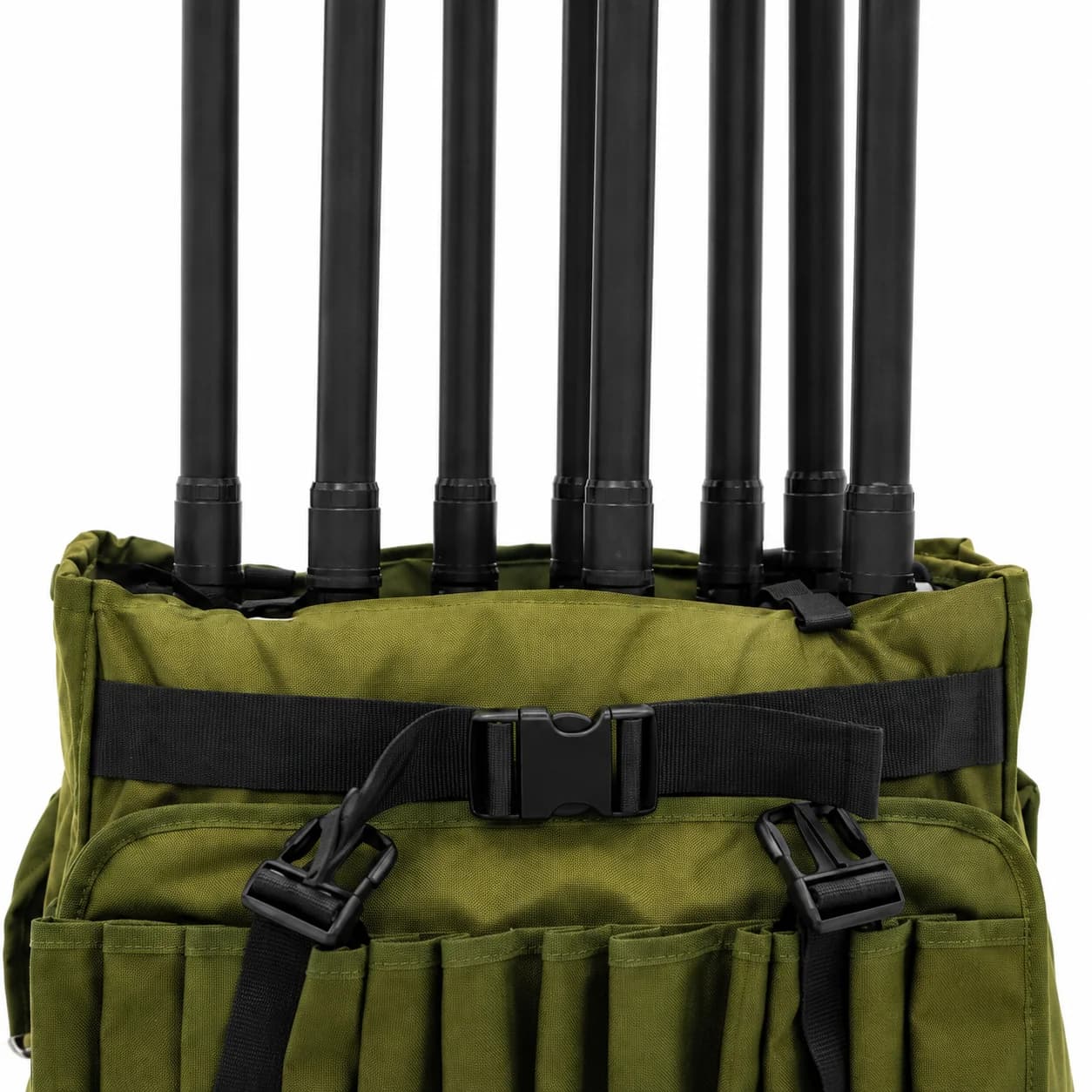 BJ012 backpack counter-drone jammer antenna top detail