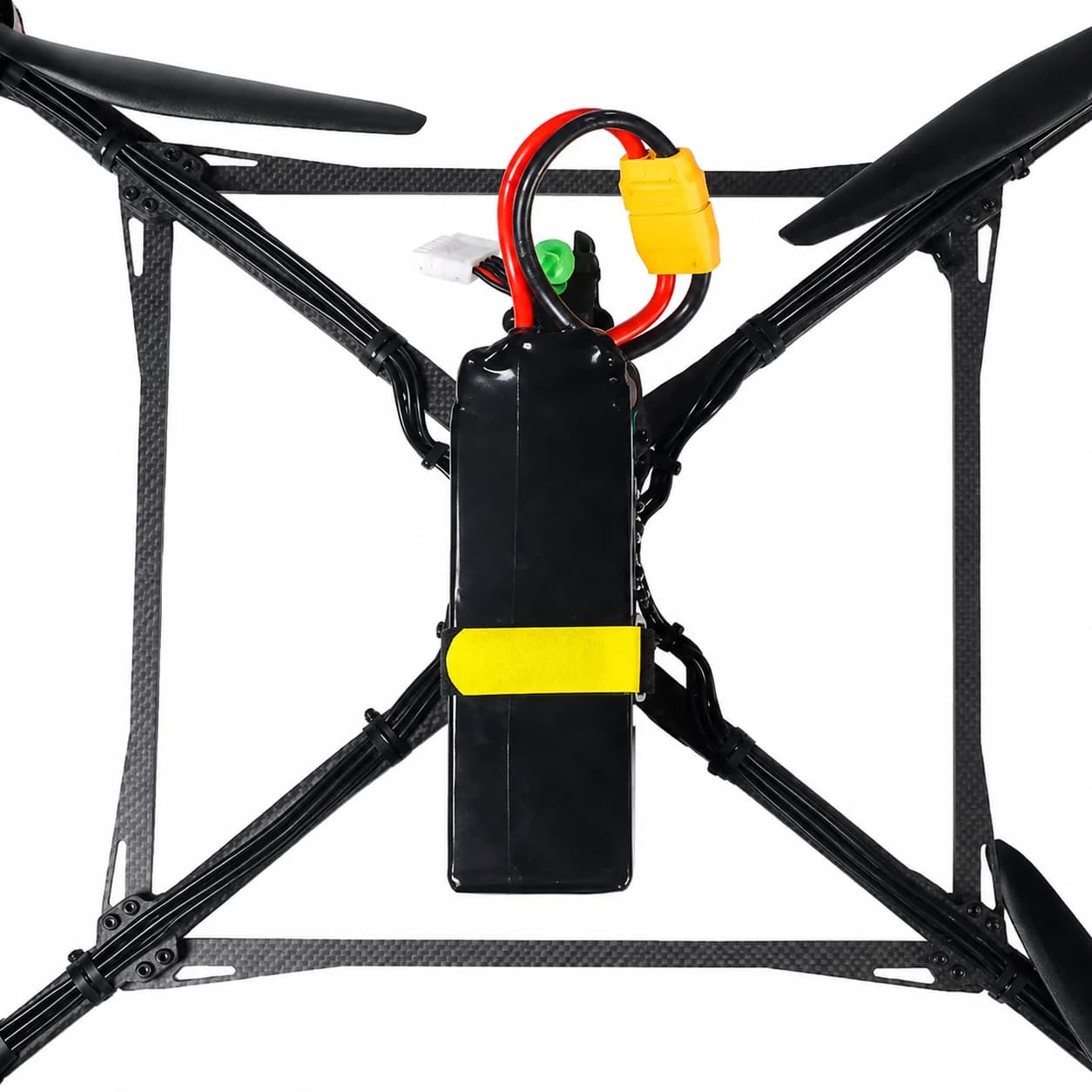 Custom FPV drone series battery pack detail