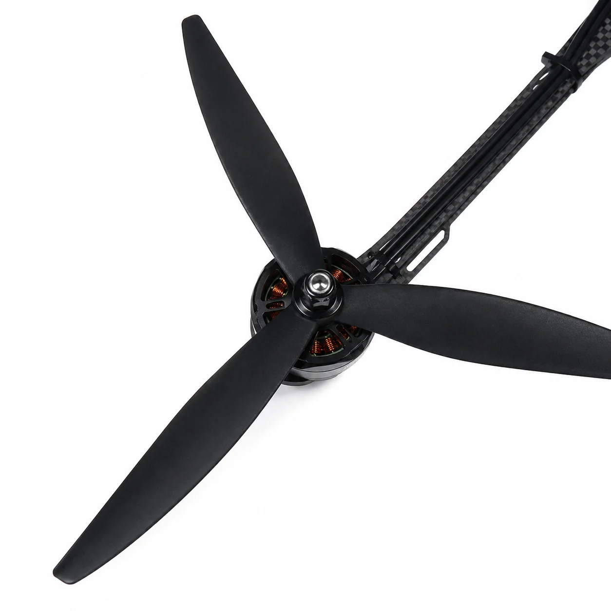 Custom FPV drone series motor and propeller detail