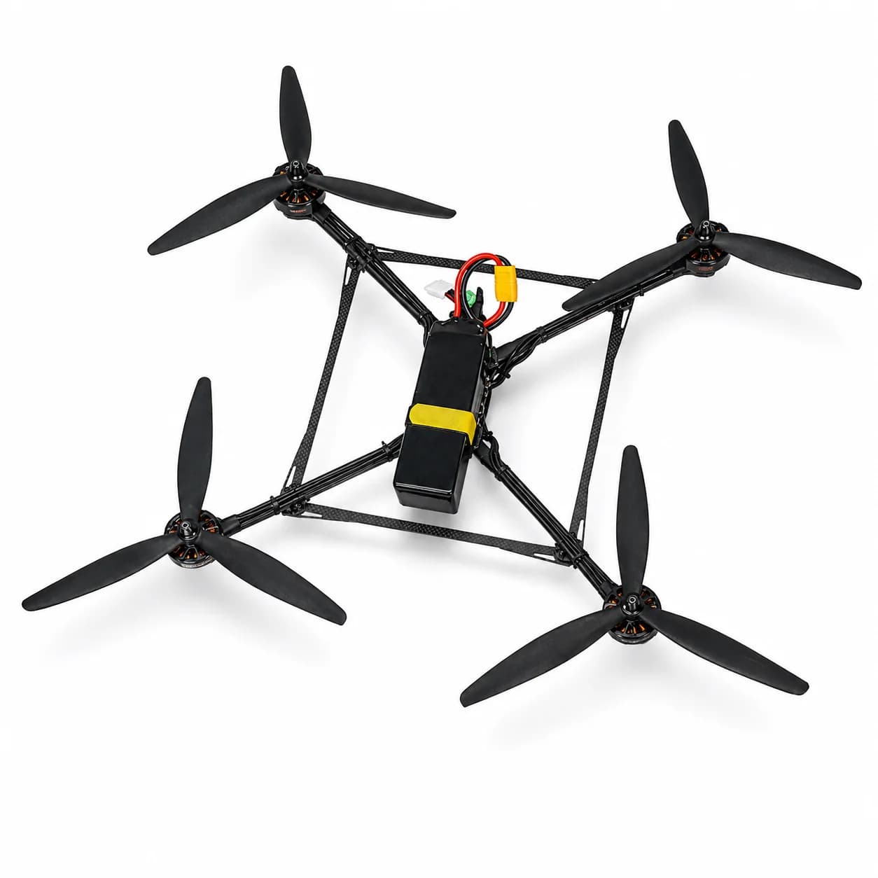 Custom FPV drone series three quarter view