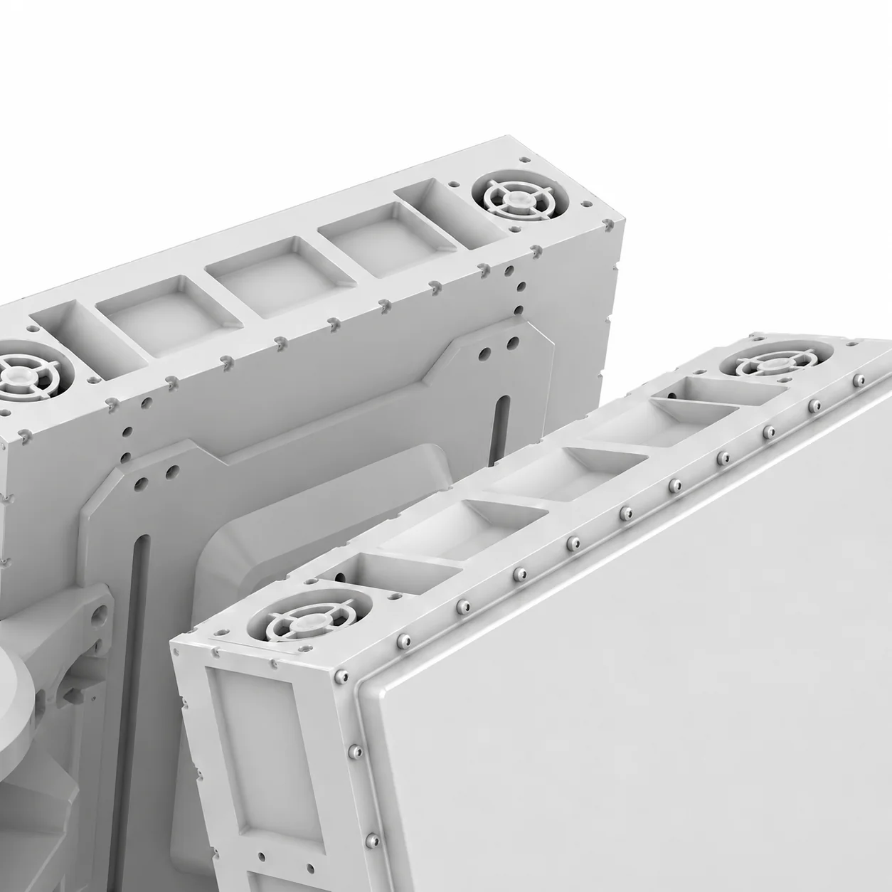 PA450 four-side phased array radar panel structure detail
