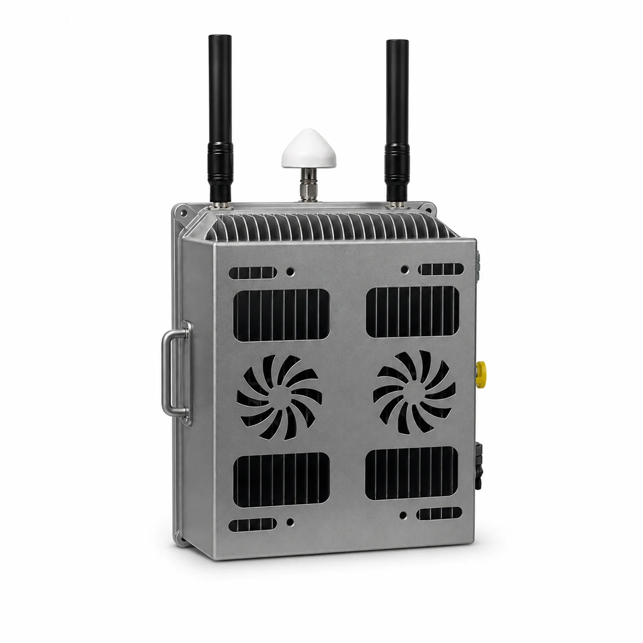 SJ113 GNSS spoofer three-quarter view