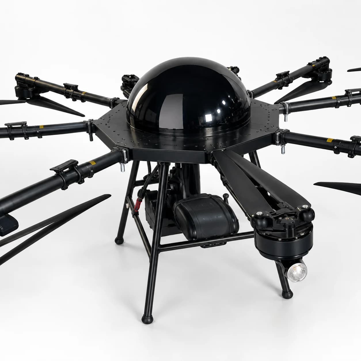 Y8-100 heavy-lift octocopter main body structure detail