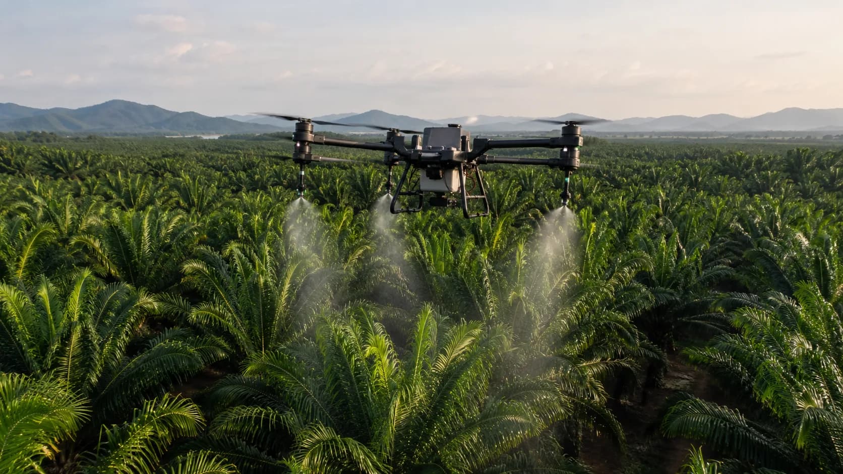How a Drone Improved Oil Palm Plantation Monitoring and Pest Control
