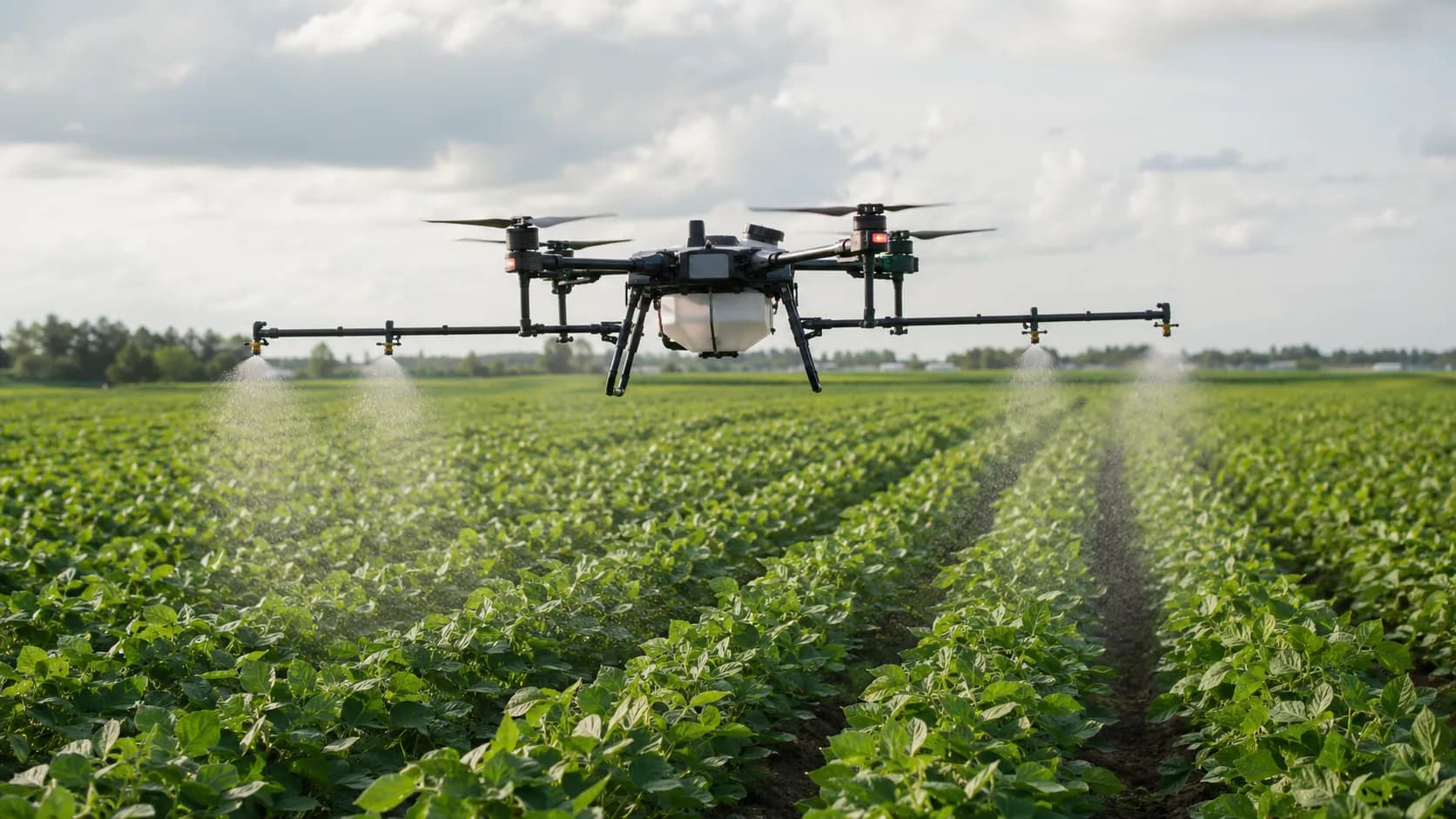 How a Large Farm Improved Crop Protection Efficiency with an Agricultural Spraying UAV