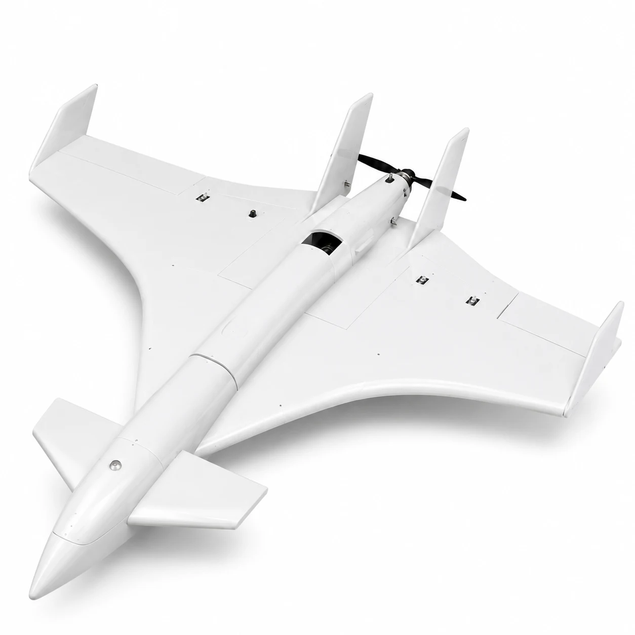 HY2400 turbojet canard delta-wing UAV airframe structure detail