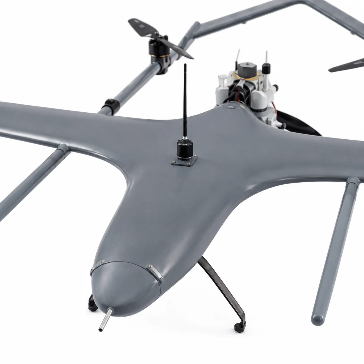 HY3300 VTOL fixed-wing UAV fuselage and wing detail