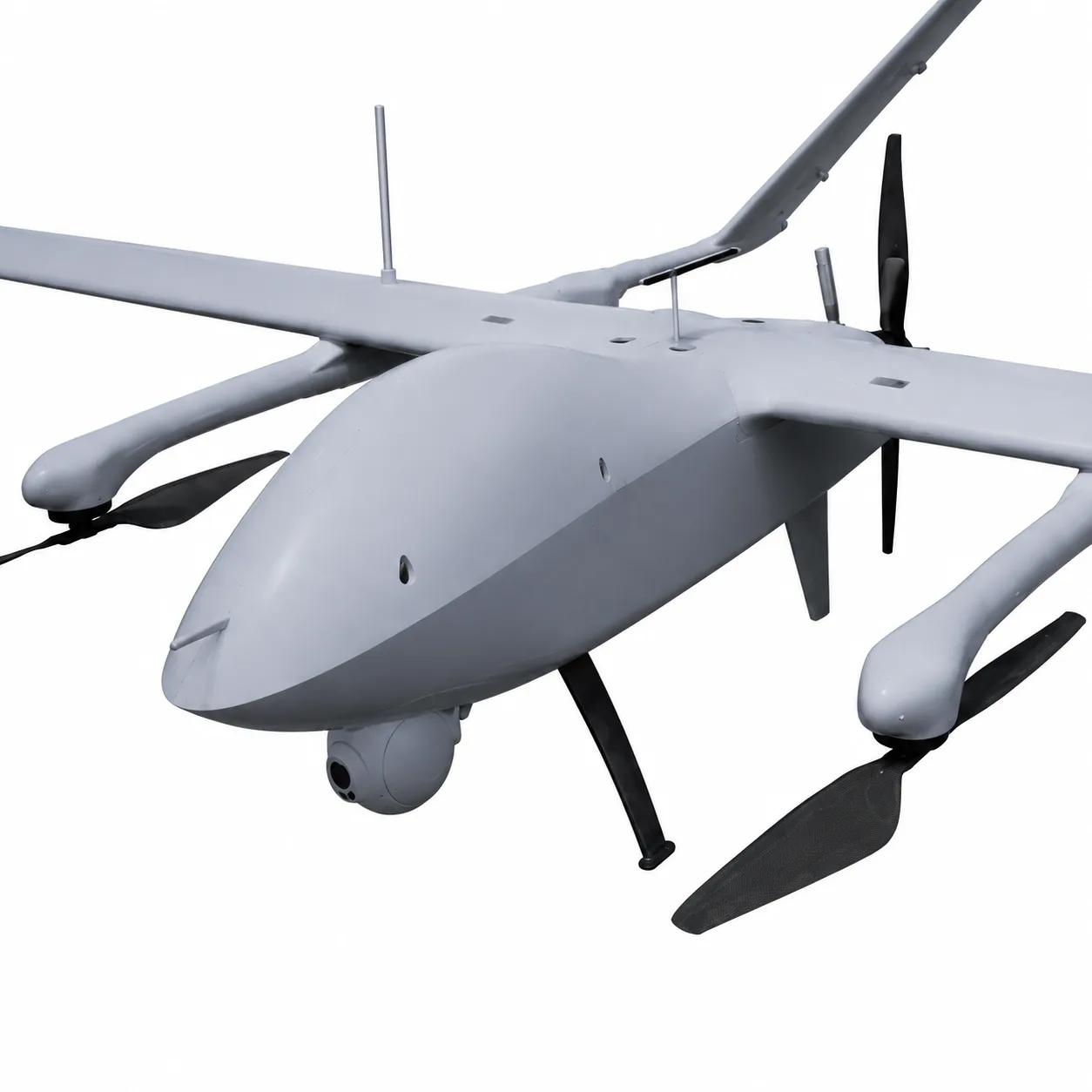 HY6520 hybrid VTOL fixed-wing UAV fuselage detail