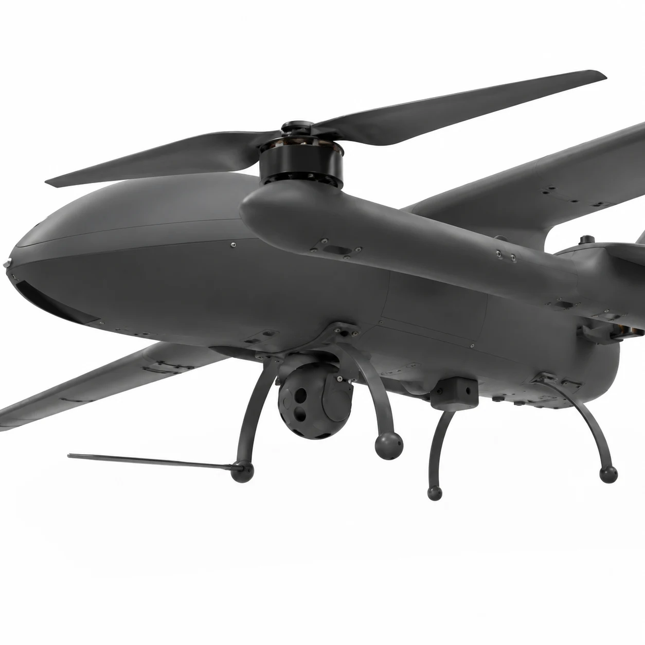 HY6970 heavy-payload VTOL UAV payload underside detail