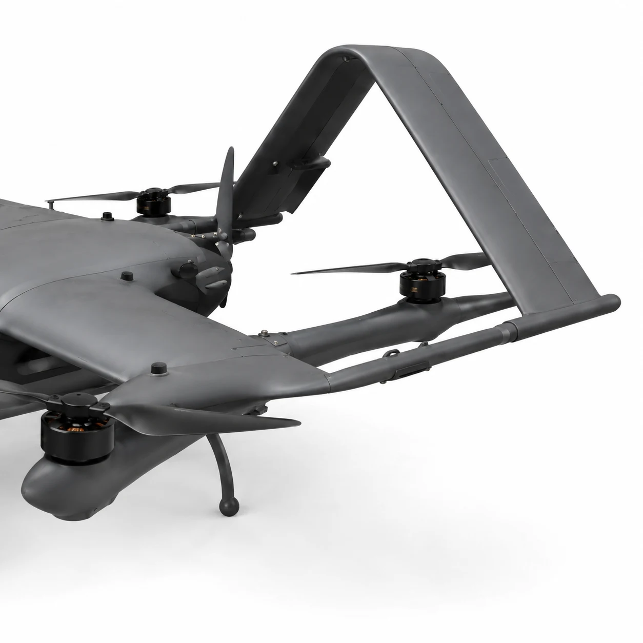HY6970 VTOL fixed-wing UAV tail boom detail