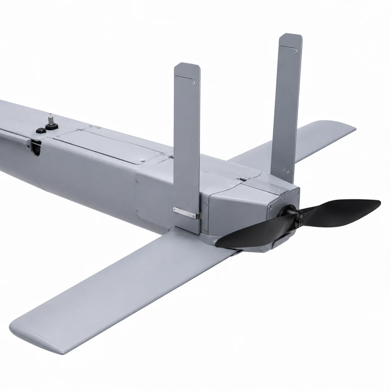HY700 foldable fixed-wing UAV tail propulsion detail