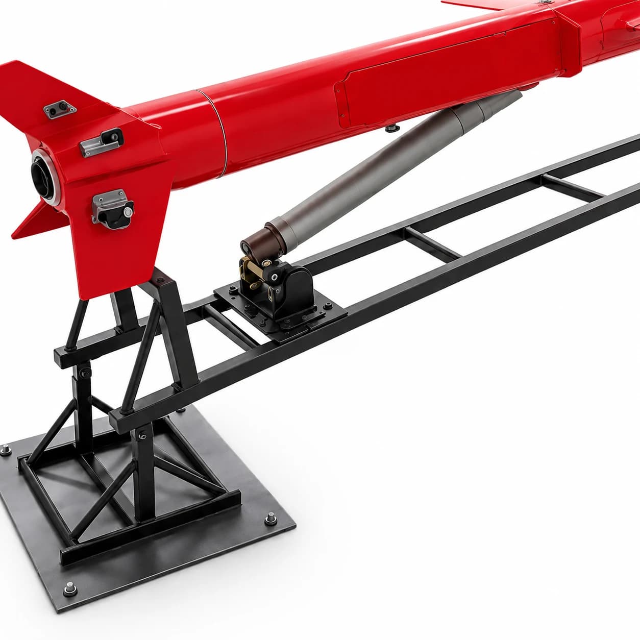 Type 10 high-speed turbojet UAV launch frame detail