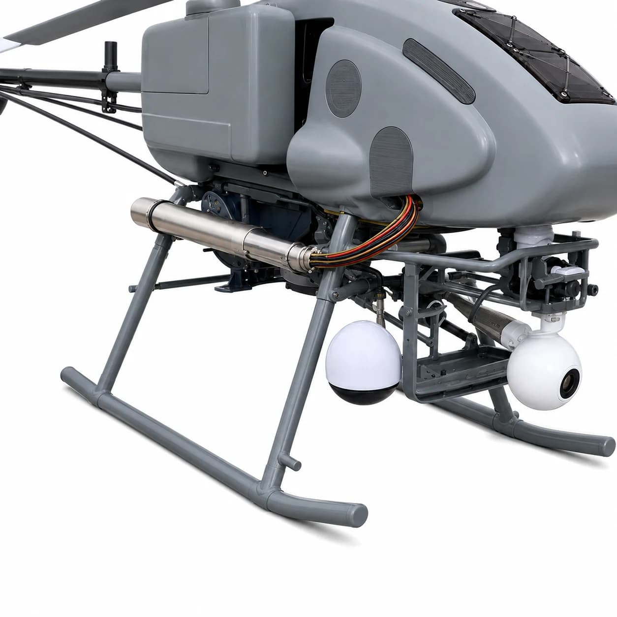 Type 11 heavy-lift unmanned helicopter landing gear underside detail