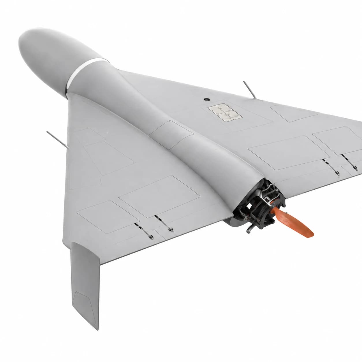 Type 14 tactical fixed-wing UAV airframe detail view