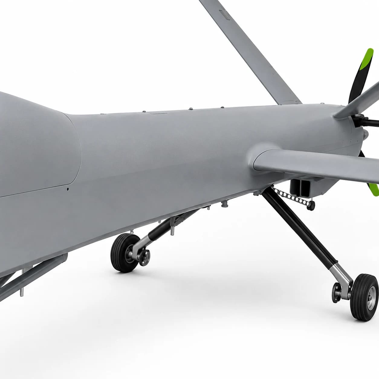 Type 18 MALE long-endurance UAV fuselage and wing detail