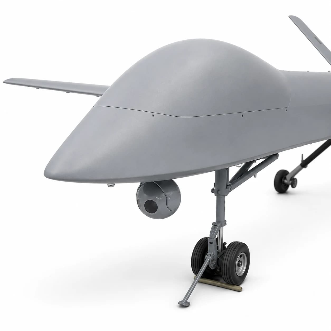 Type 18 MALE long-endurance UAV landing gear detail
