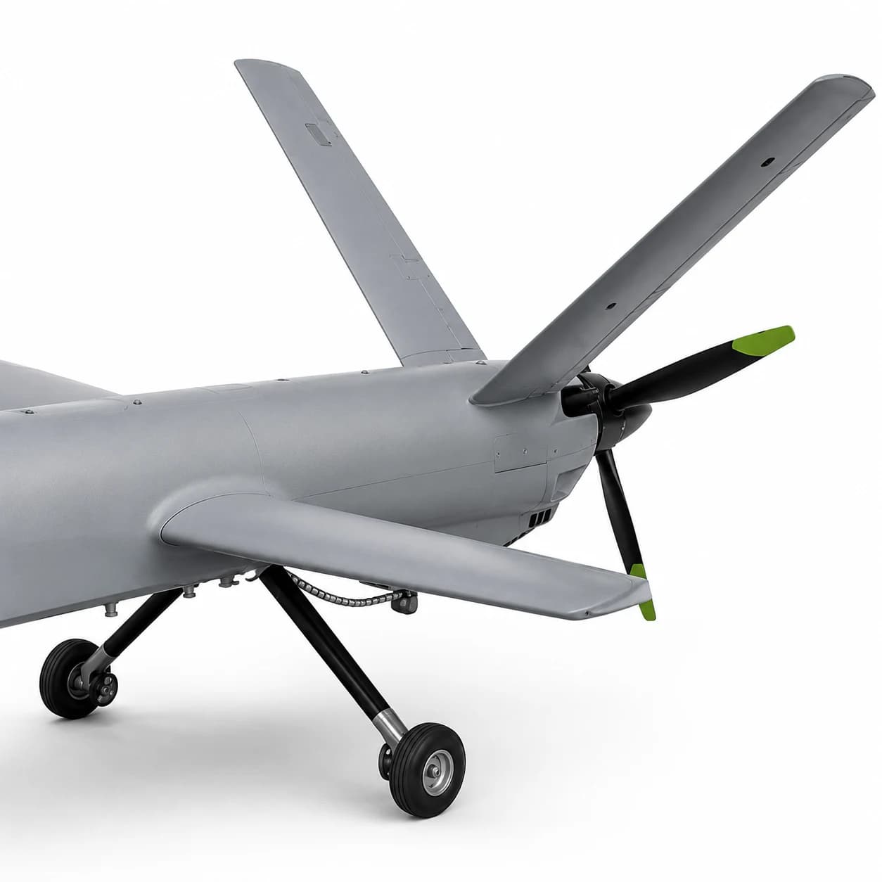 Type 18 MALE long-endurance UAV tail propulsion detail