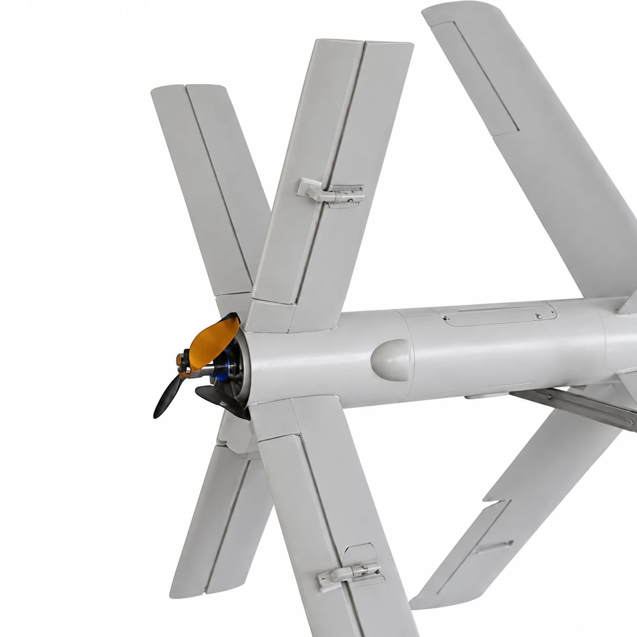 Type 9 tactical loitering UAV airframe detail view