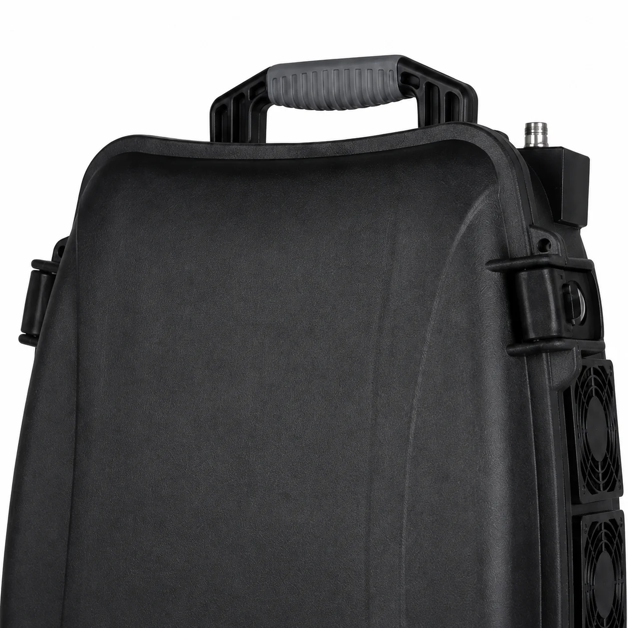 BJ008 counter-drone backpack handle and shell detail