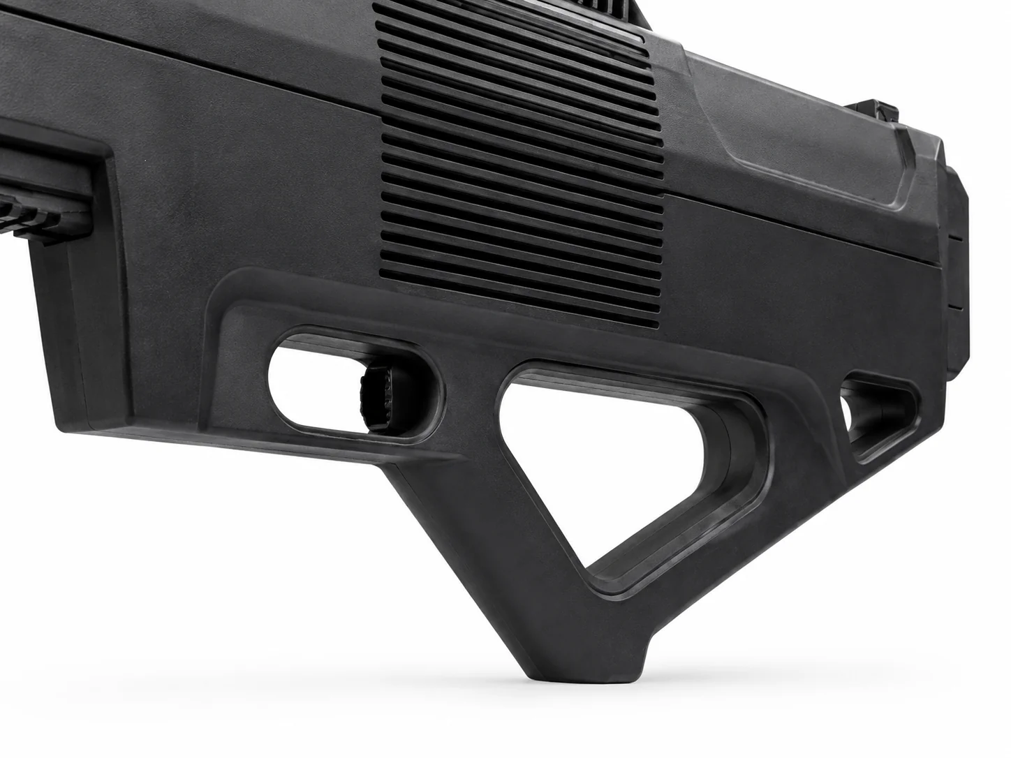 GJ008 handheld anti-drone device grip detail