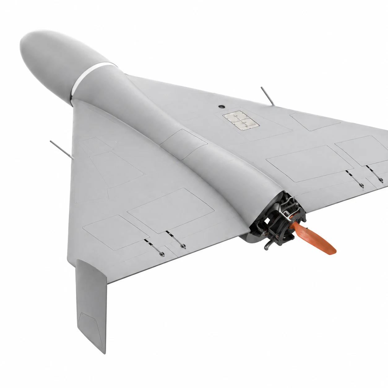 Type 14 tactical fixed-wing UAV airframe detail view