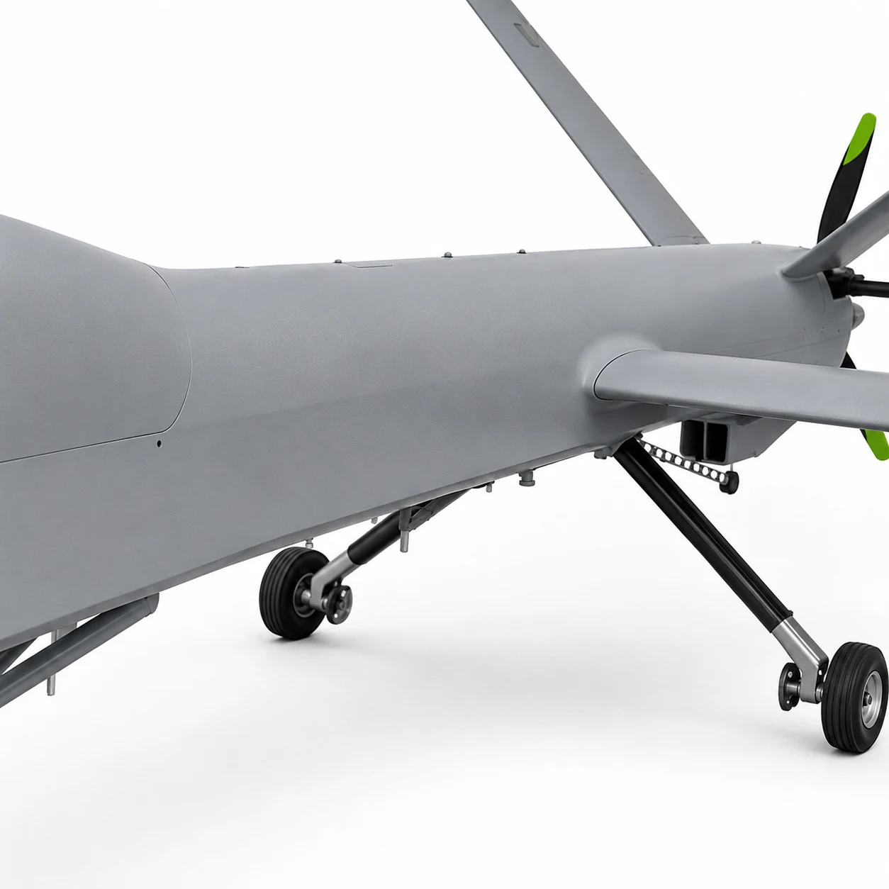 Type 18 MALE long-endurance UAV fuselage and wing detail