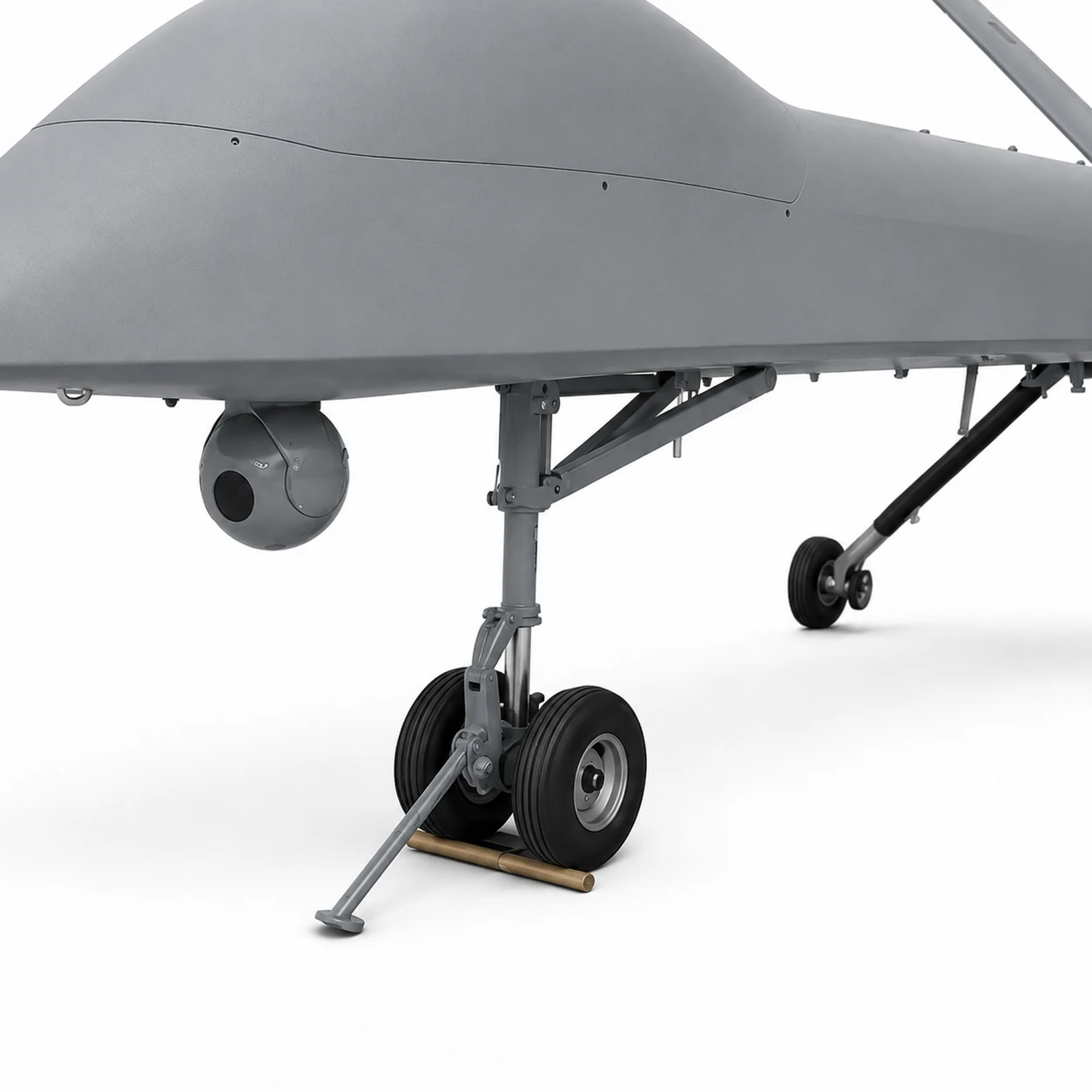 Type 18 MALE long-endurance UAV nose sensor detail